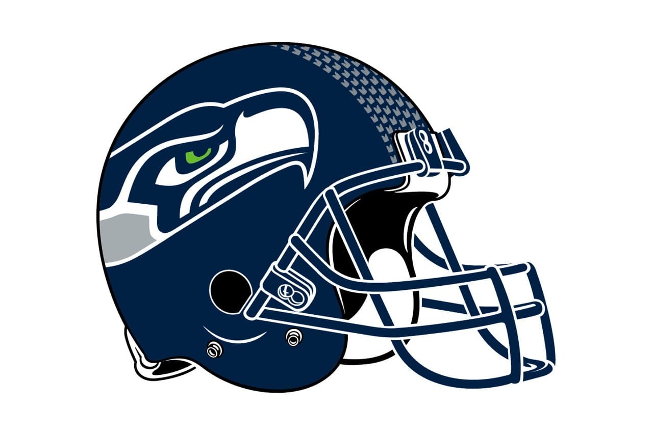 Picture of a Seahawks helmet